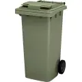 Контейнер мусорный Honeycomb 120 л. с крышкой, зеленый