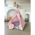 Детская Палатка Вигвам для девочки с ковриком и аксессуарами