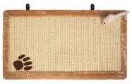 Когтеточка-коврик Triol из сизаля Лапка с мышкой, 550*350мм