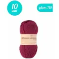 Пряжа Пехорка Детская новинка, 100 % акрил, 50 г, 200 м, 10 шт., 781 ягодный