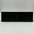 Встраиваемая модульная розетка 3 Евро + RJ45 + HDMI + USB A + C для столешницы, мебели и офиса, скрытой установки