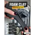 Глина Foam Clay самозатвердевающая / черный цвет, 1000 мл / для косплея, лепки