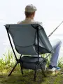 Стул складной туристический, кресло для рыбалки, стулья для кухни, кресло складное туристическое, Серый, 65x35x35cm