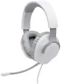Проводная игровая гарнитура со съемным микрофоном JBL Quantum 100 белая