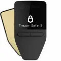 Холодный аппаратный кошелек для криптовалюты Trezor Safe 3 Solar Gold