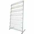 Стойка напольная Attache Economy Attache разборная на 7 лотков (белая, 180х47х105,5 см)