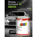 Краска автомобильная, базовая эмаль 0,9 л Hyundai RHM серебристый металлик / REF / под лак, ремонтная