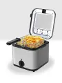 Фритюрница для дома электрическая, антипригарное покрытие, 2000 Вт, 2,5 л