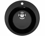Мойка Suragran Standart ST-4700 BL (круглая D475мм) Черный оникс