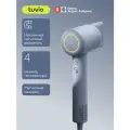 Фен для волос с BLDC-мотором и диффузором Tuvio HD16EI04, серо-голубой