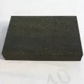 Подкладка для горячего тиснения второго поколения, высокоэластичная подкладка для горячего тиснения, плотность 100, черная губка, машина для горячего тиснения, подходящий материал, 15x20x2.5cm black