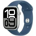 Умные часы Apple Watch Series 10, 46mm, Silver Aluminum Case, Sport Band, SM / эпл вотч