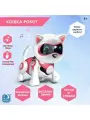 Робот кот «Джесси» IQ BOT, интерактивный: сенсорный, свет, звук, музыкальный, танцующий, на аккумуляторе, на русском языке, розовый