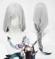 Парик для косплея карнавальный Шэнь Хэ / Shenhe из аниме Геншин Импакт / Genshin Impact