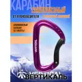 Карабин скалолазный детский с гнутой защелкой (Keylock) Вертикаль