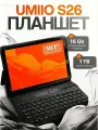 Планшет Umiio S26 , оранжевый. 16ГБ/512ГБ , Android 12, клавиатура в комплекте