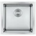 Мойка раковина кухонная из нержавеющей стали под столешницу 45х44 см. Hoffger HFG-4544S ECO сатин прямоугольная