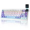 AJAZZ AK650 Беспроводная механическая клавиатура 65%, черного цвета, White, Flyingfish Switch