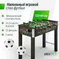 Игровой стол UNIX Line Футбол Кикер, 122х64 cм UNIXLINE аксессуары в комплекте: 2 мяча 35 мм, 22 игрока