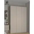 Шкаф для одежды HomeGrad Mika, ЛДСП, кашемир, 220х150х48 см, 3 распашных дверцы