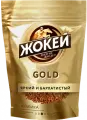 Упаковка из 8 пачек Кофе растворимый Жокей Gold 150г пакет кристаллизованный