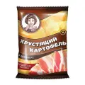Чипсы Хрустящий Картофель Бекон, картофельные, 9 упаковок по 160 г
