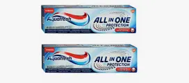 Аквафреш Зубная паста All-in-One Protection, 75 мл- 2 шт