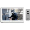 Видеодомофон Tantos Prime HD SE (белый) комплект для квартиры или дома с панелью iPanel 2 HD (металлик)