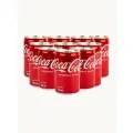 Coca Cola Classic, 0.15 л, 30 шт, банка (газированный напиток Кока Кола Классик, жб, классический, мини)