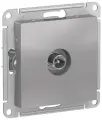 Розетка TV, алюминий, проходная 4DB, Schneider Electric AtlasDesign