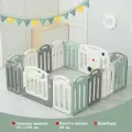 Манеж детский UNIX Kids Simple пластиковый для дома и улицы, бизиборд, от 0 месяцев, складной 151x151 см