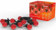 Гирлянда белт-лайт GAUSS HL064, уличная, светодиодная, ламп 10шт, 7.7м х 0.05м