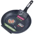 Сковорода 30 см. из литого алюминия Kamille KM 5391MR с покрытием ILAG (черный)