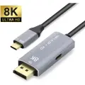 Кабель USB 3.1 Type-C (Thunderbolt 3) на DisplayPort 1.4, 4K@120Hz + PD charging, 3 метра