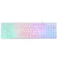 Клавиатура OKLICK 550ML White USB белый, русская, 1 шт.