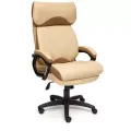 Компьютерное кресло руководителя TetChair Duke, бежевый/бронза