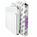 Биметаллический радиатор STI 500х80 мм, 8 секций, 1000 Вт