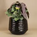 Композиция из искусственных цветов Alocasia Purple 25 см, Kaemingk, 801881-1