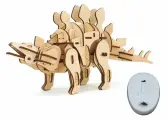 Деревянный конструктор Robotime на управлении - Стегозавр D410