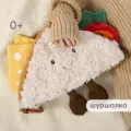 330720, Мягкая игрушка сэндвич Happy Baby, подвесная игрушка шуршалка, для девочек и мальчиков, для новорожденных, молочная