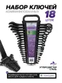 Набор ключей комбинированных 18 предметов