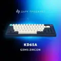 Клавиатура проводная Dark Project KD65 Blue g3ms Zircon (DP-KD-65A-300100-GZR)