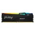 Оперативная память Kingston FURY Beast RGB DDR5 5200 МГц UDIMM CL40 черный KF552C40BBA-16