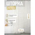 Штора для ванной FORA GOLD GLASS 200х180 PEVA, белый, золотистый