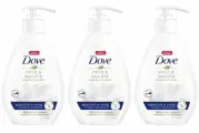 Комплект 3 шт, Мыло-крем жидкое 250 мл, DOVE Красота и уход, дозатор