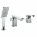 Смеситель Diadonna, для ванны, встраиваемый, с душем, аэратор, латунь, хром