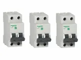 Автоматический выключатель Schneider Electric Easy9 2P 6А (C) 4.5кА 3 штуки