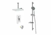 Душевая система Aquatek Вега AQ1075CR, хромированный, антикоррозийное покрытие