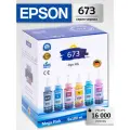 Чернила краска для принтера EPSON 673, набор 6 цветов по 100 мл, эпсон L800, L805, L810, L850, L1800