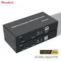 HDMI волоконно-оптический KVM удлинитель 20 км only Receiver, USA Plug